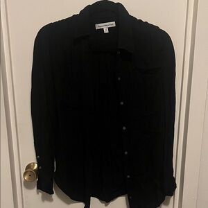 Abercrombie & Fitch Black Long Sleeve Button-Down